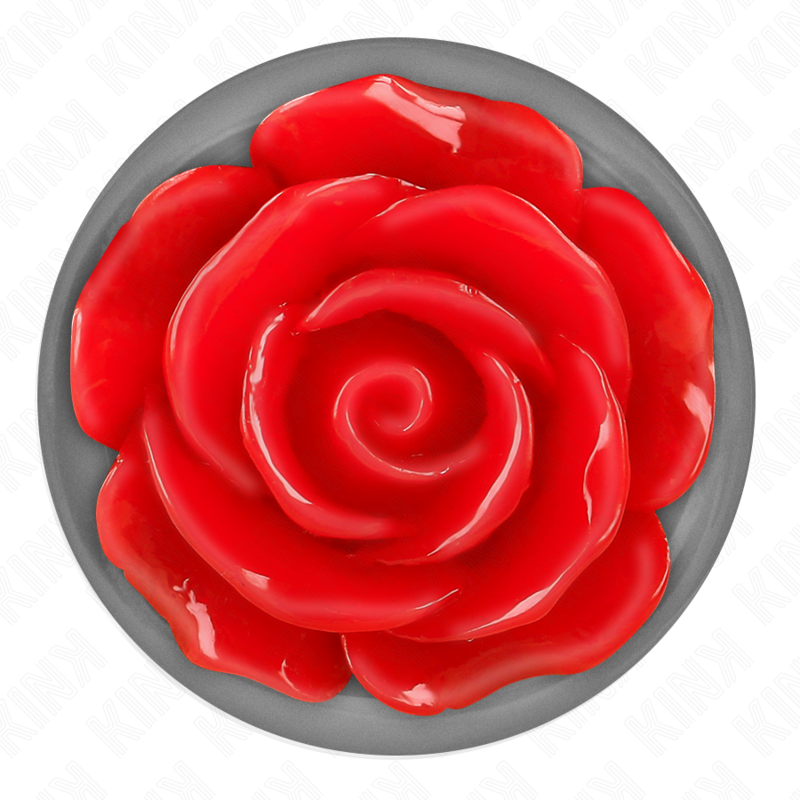 KINK - PLUG ANAL ROSE ROUGE TAILLE L KINK PLEASURE PLUGS