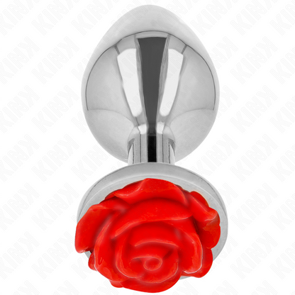 KINK - PLUG ANAL ROSE ROUGE TAILLE L KINK PLEASURE PLUGS