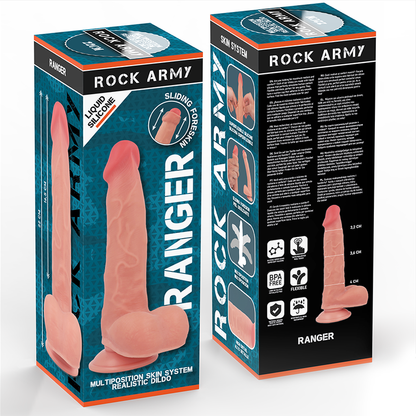 ROCKARMY - RANGER EN SILICONE LIQUIDE 22 CM -O- 3,6 CM ROCK ARMY