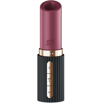 SATISFYER - STIMULATEUR DE CLITORIS PRO 2 KISS WAVE GRENAT / NOIR SATISFYER AIR PULSE