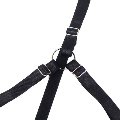 SUBBLIME - 955205 ENSEMBLE SOUTIEN-GORGE AVEC NŒUD NOIR RÉGLABLE L/XL SUBBLIME SETS