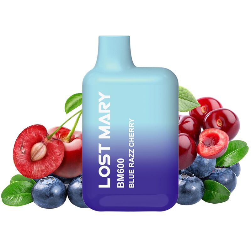 LOST MARY - BM600 VAPER NICOTINE 2% JETABLE BLUE RAZZ CHERRY LOST MARY