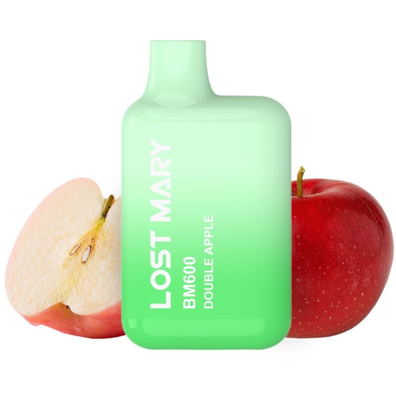LOST MARY - BM600 VAPER NICOTINE 2% JETABLE DOUBLE POMME LOST MARY