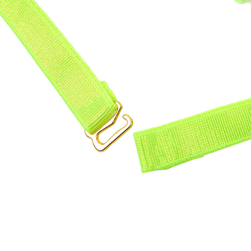 SUBBLIME - 955274 ENSEMBLE SOUTIEN-GORGE AVEC COLLIER ET DÉTAILS DE JAMBES VERT FLUORESCENT S/M SUBBLIME SETS