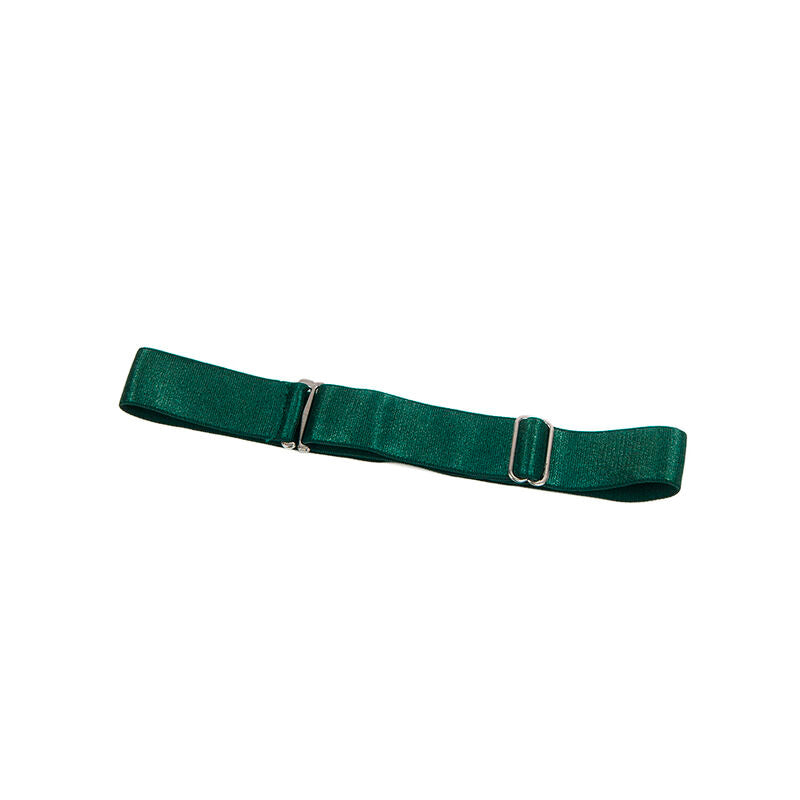 SUBBLIME - 955434 ROBE À BRETELLES EN CUIR VERT S/M SUBBLIME DRESSES