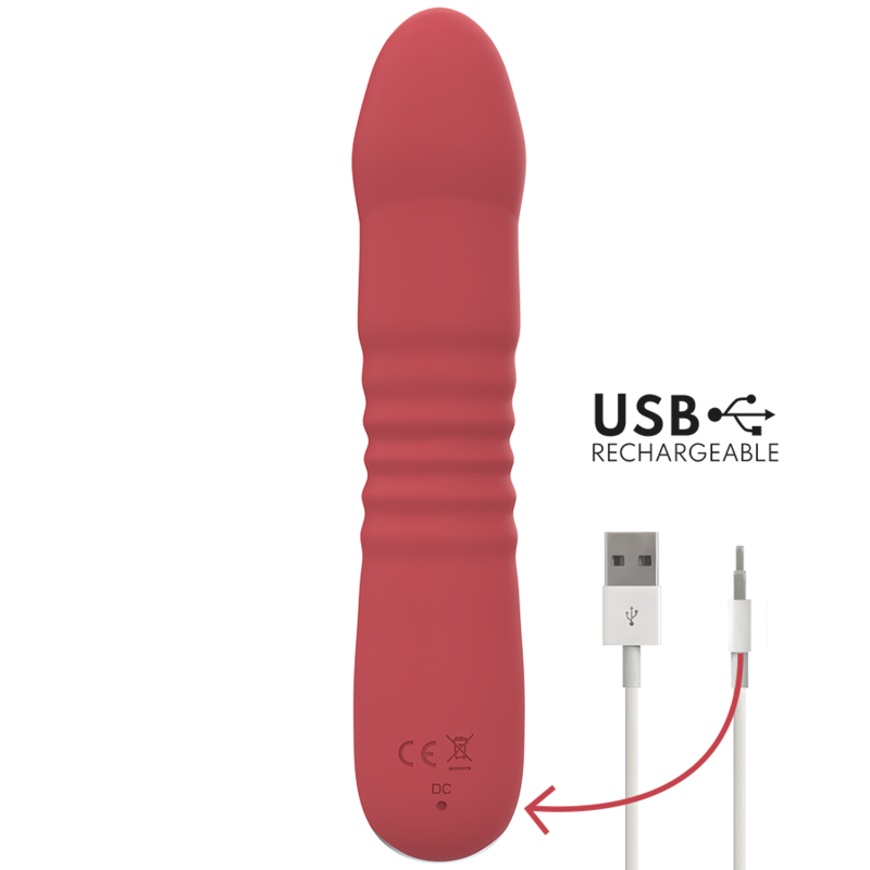 INTENSE - JUNI UP & DOWN 10 VIBRATIONS ROUGES INTENSE FUN TOYS