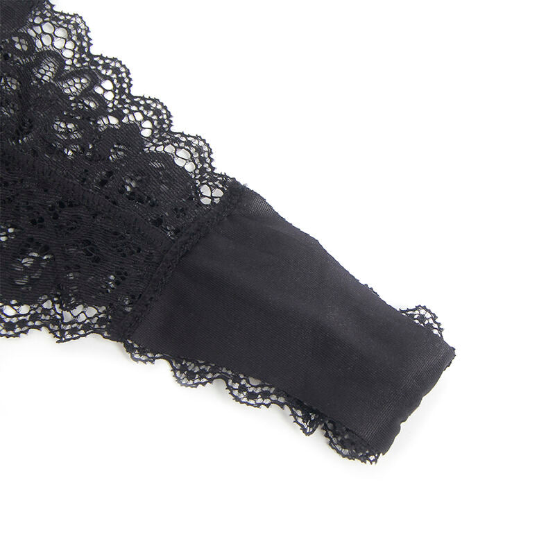 SUBBLIME - 955465 CORPS À FERMETURE ÉCLAIR EN CUIR NOIR L/XL SUBBLIME BODIES