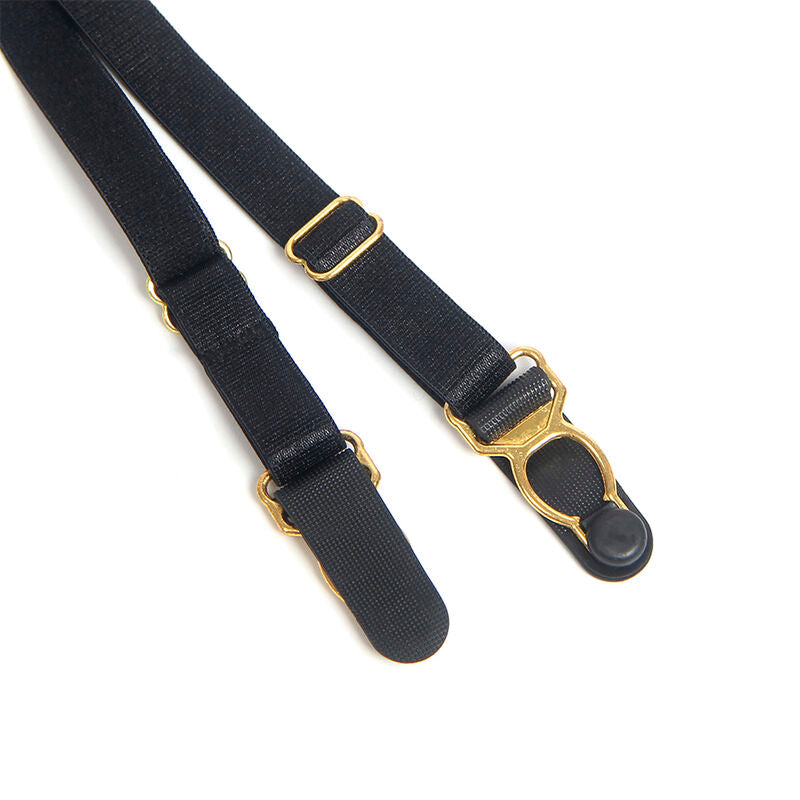 SUBBLIME - 955465 CORPS À FERMETURE ÉCLAIR EN CUIR NOIR L/XL SUBBLIME BODIES