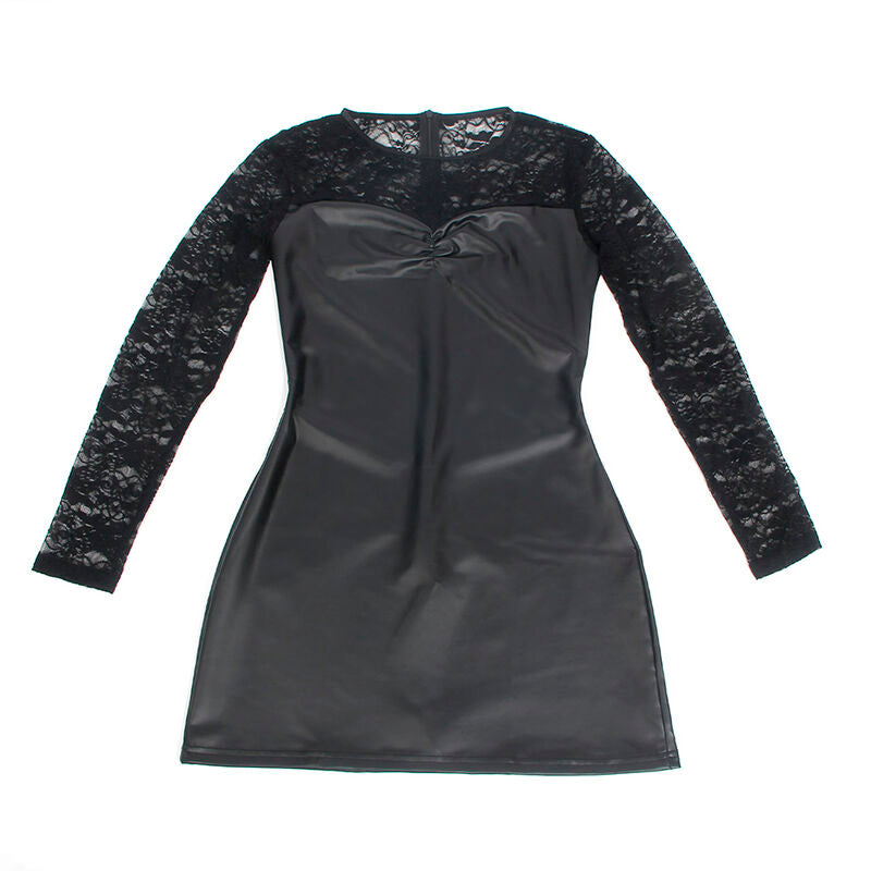 SUBBLIME - 955595 ROBE À MANCHES LONGUES AVEC DENTELLE NOIRE S/M SUBBLIME DRESSES