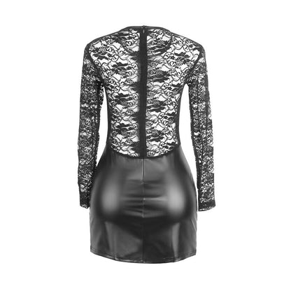 SUBBLIME - 955595 ROBE À MANCHES LONGUES AVEC DENTELLE NOIRE S/M SUBBLIME DRESSES
