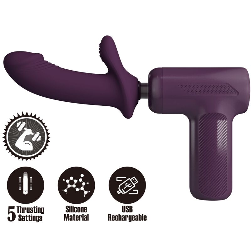 PRETTY LOVE - MASSEUR DJ SCHOLAR 5 RÉGLAGES VIOLET PRETTY LOVE C-TYPE