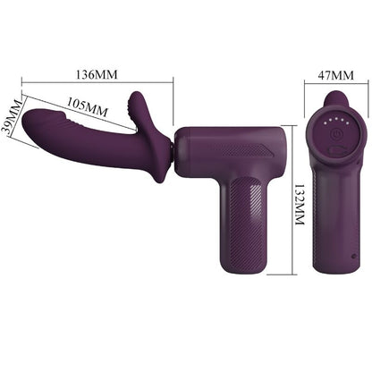 PRETTY LOVE - MASSEUR DJ SCHOLAR 5 RÉGLAGES VIOLET PRETTY LOVE C-TYPE