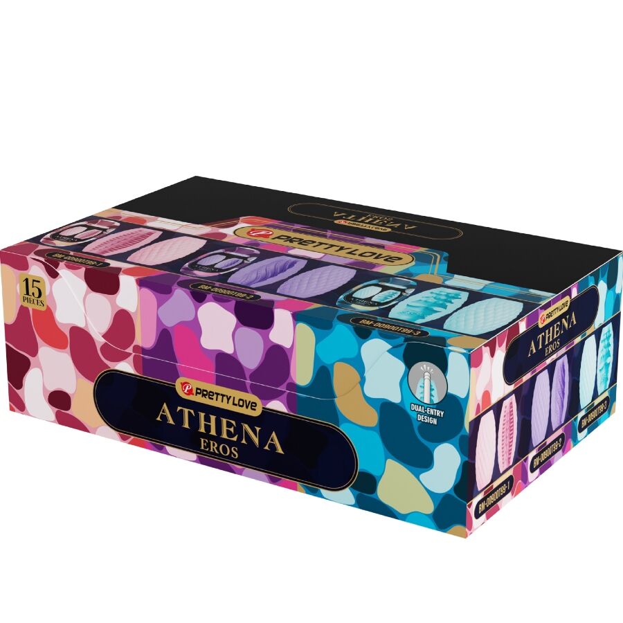 PRETTY LOVE - ATHENA EROS PACK 15 MASTURBATEURS MASCULINS DIVERS PRETTY LOVE