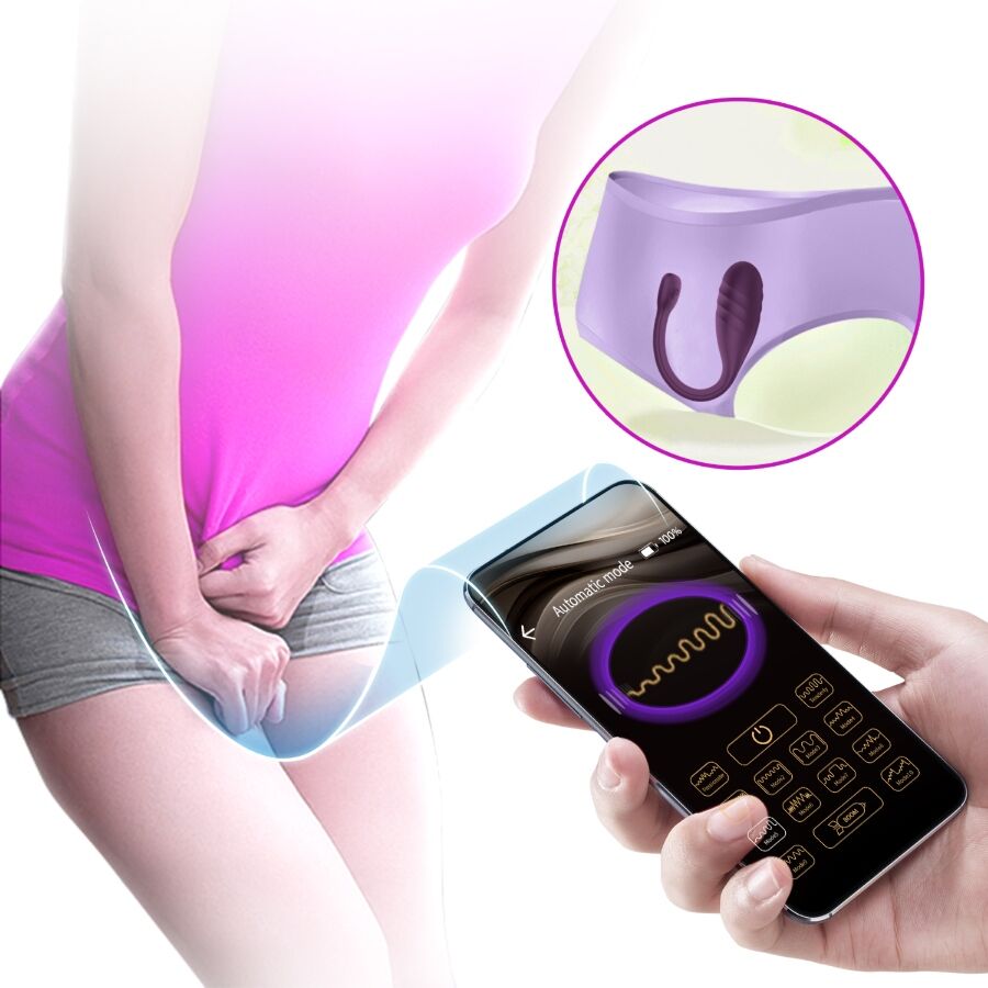 PRETTY LOVE - VIBRATEUR CONTRÔLÉ PAR APPLICATION LEVIATHAN VIOLET PRETTY LOVE SMART