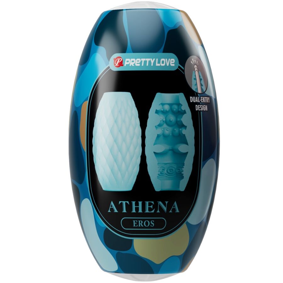 PRETTY LOVE - MASTURBATEUR POUR HOMME EN SILICONE ATHENA EROS BLEU CIEL PRETTY LOVE