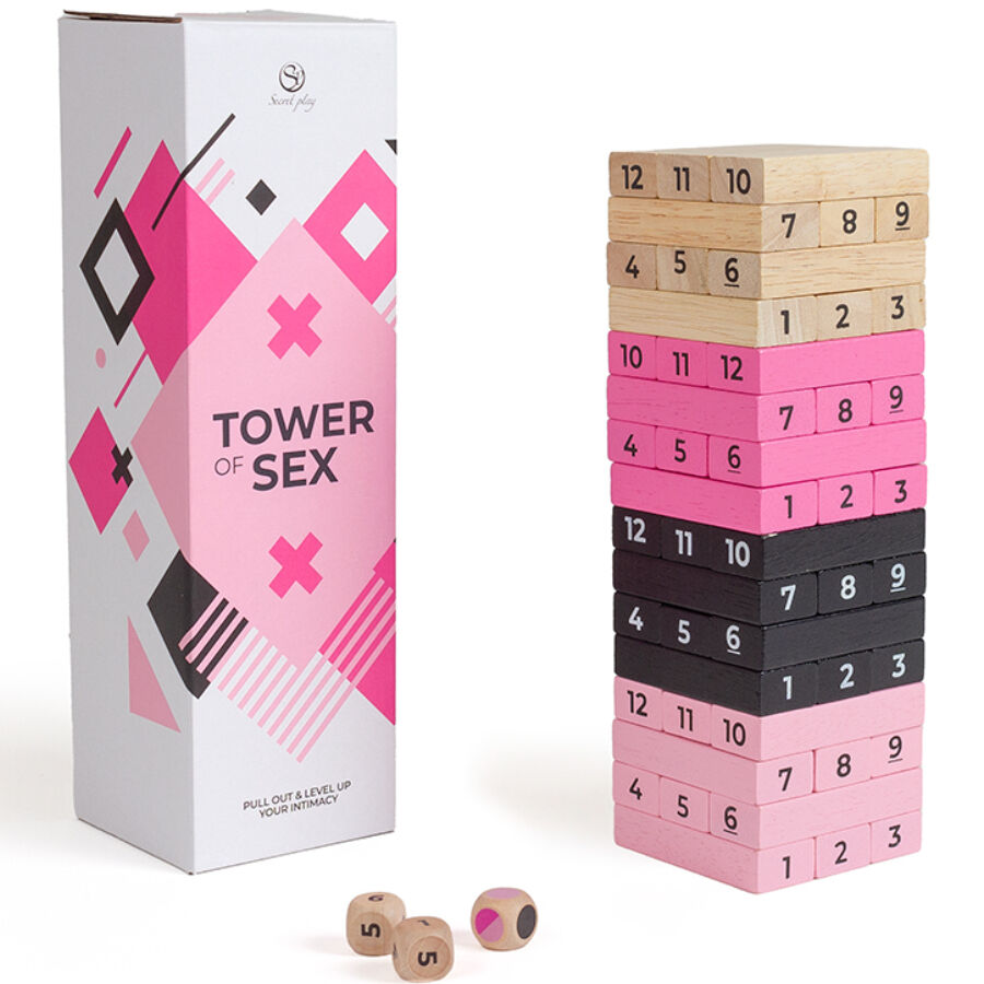 SECRETPLAY - JEU EN BOIS LA TOUR DU SEXE SECRETPLAY 100% GAMES