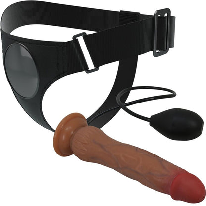 PRETTY LOVE - CULOTTE HARNAIS UNIVERSELLE KYTON AVEC GODE SQUIRTING 19 CM MULATO PRETTY LOVE