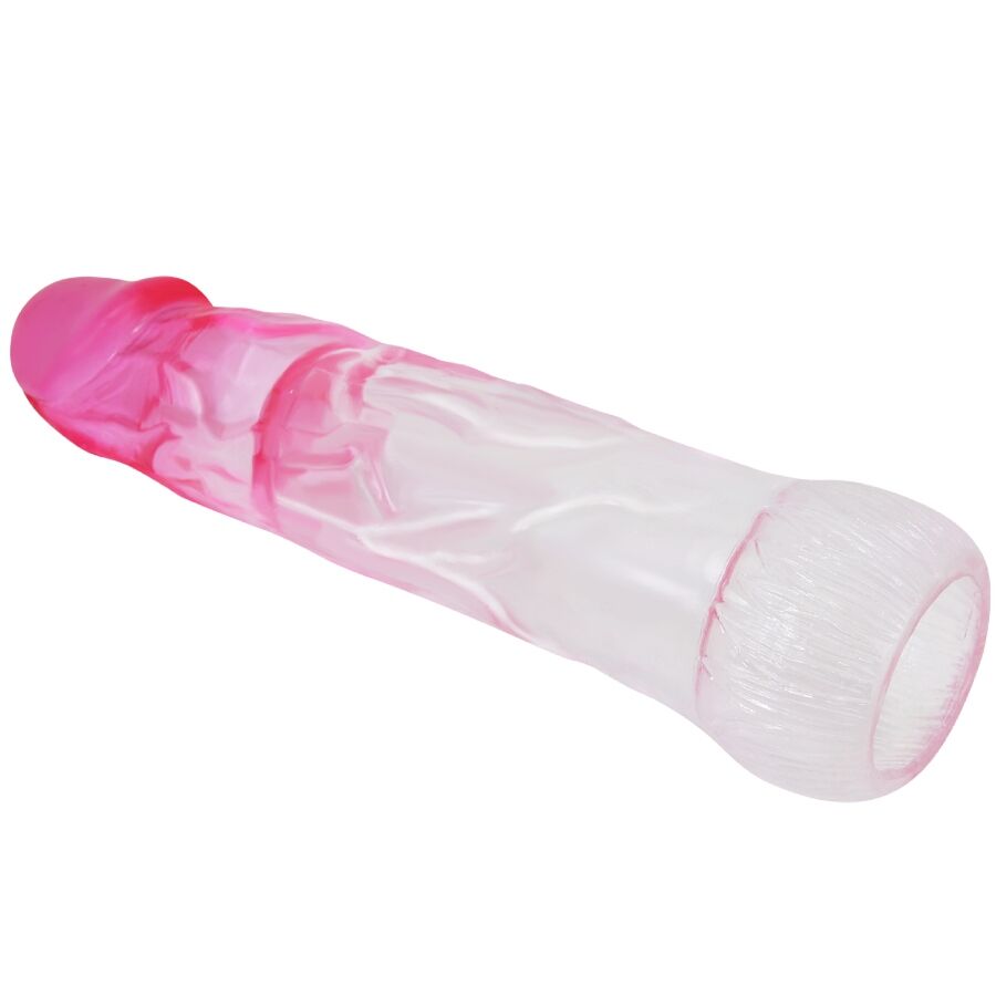 PRETTY LOVE - GAINE D'AGRANDISSEMENT RÉALISTE NERON 6 CM POUR PÉNIS ROSE PRETTY LOVE