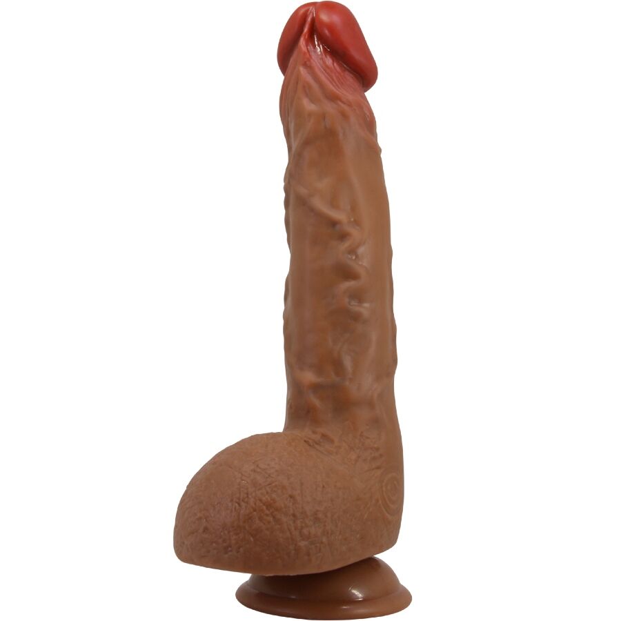 BAILE - MAGNIFIQUE VIBRATEUR RÉALISTE WILKS 5 RÉGLAGES 25 CM MULATO BAILE