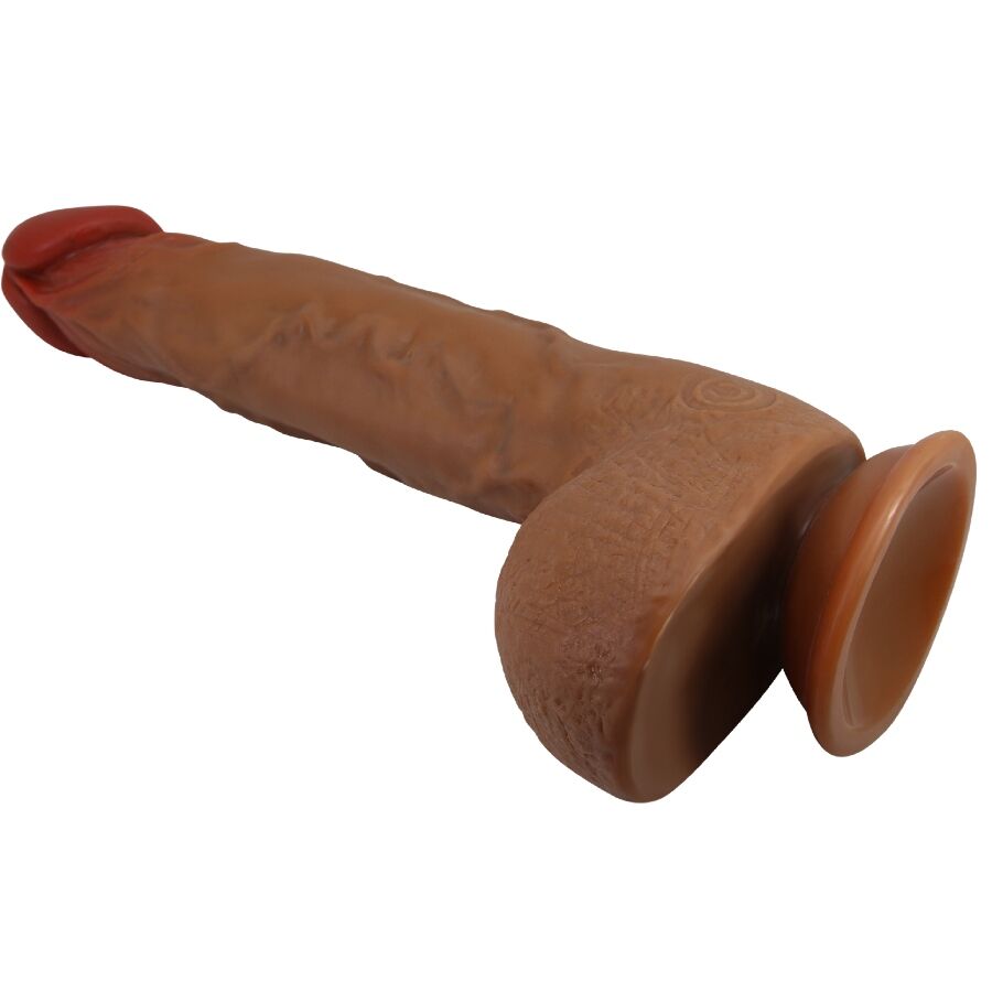 BAILE - MAGNIFIQUE VIBRATEUR RÉALISTE WILKS 5 RÉGLAGES 25 CM MULATO BAILE