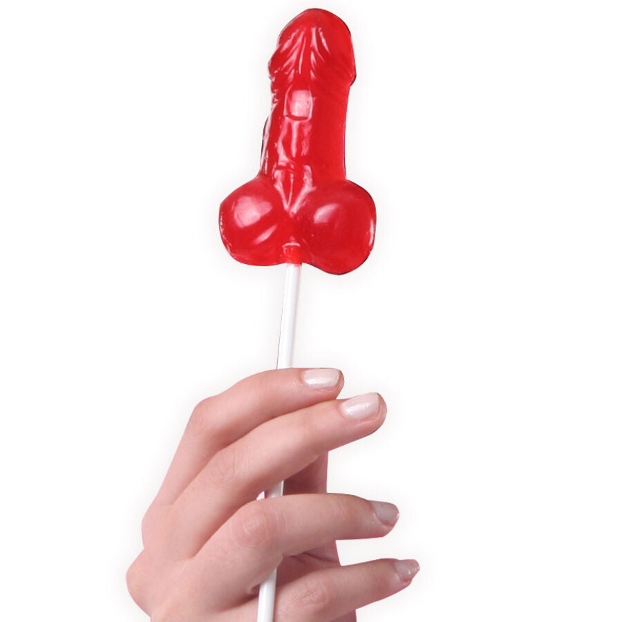 SECRETPLAY - SUCETTE PÉNIS GÉLIFIÉE À LA FRAISE SECRETPLAY COSMETIC