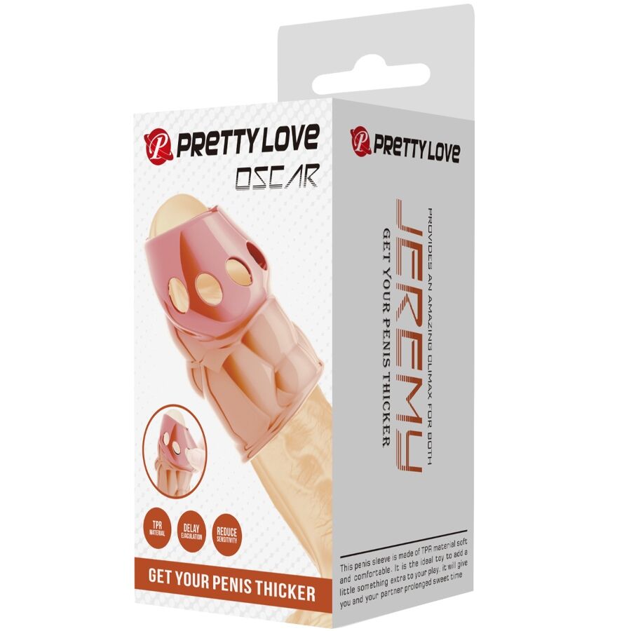 PRETTY LOVE - OSCAR PÉNIS PLUS ÉPAIS ROSE PRETTY LOVE MALE
