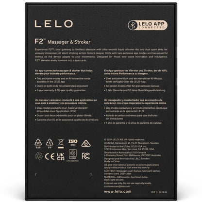 LELO - MASTURBATEUR POUR HOMME F2S™ TEAL BLEU LELO