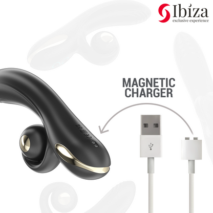 IBIZA - VIBRATEUR TWISTER AVEC STIMULATEUR DE COURBES ET VIBRO-ROTATION IBIZA TECHNOLOGY