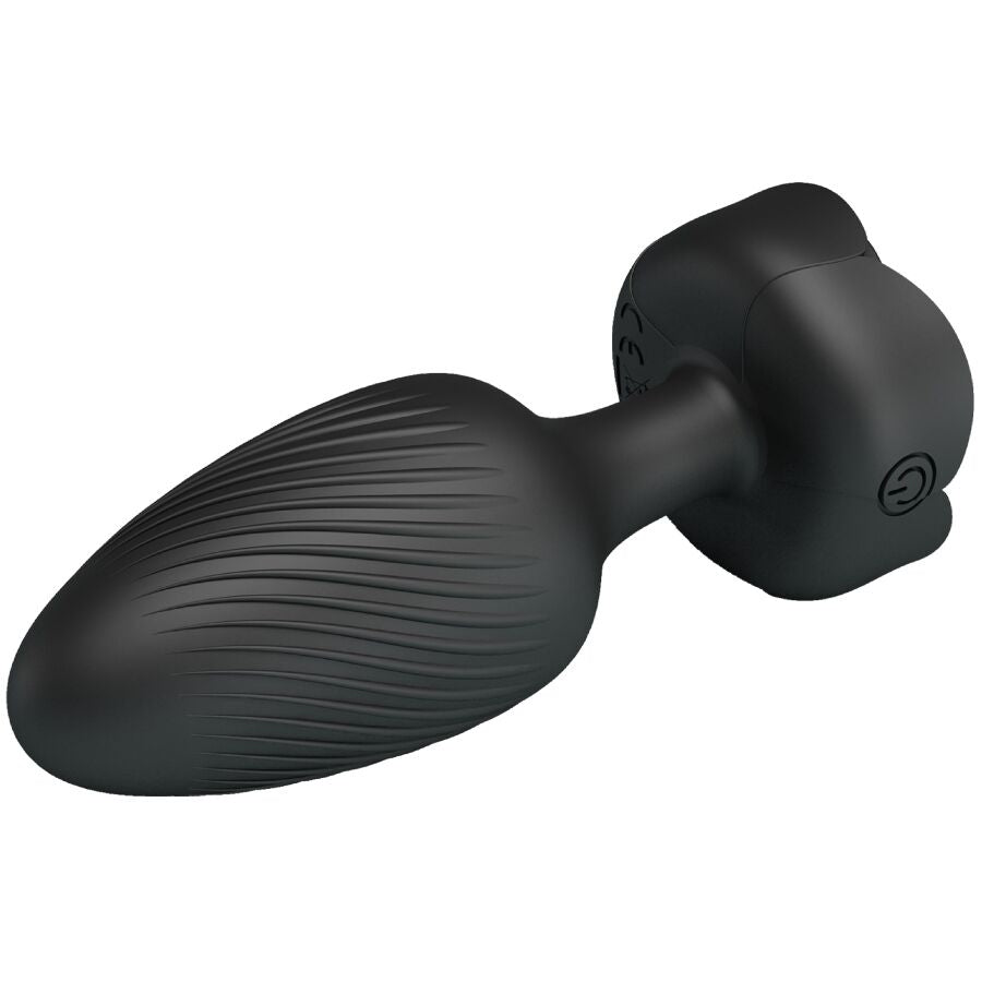 PRETTY LOVE - PLUG ANAL VARIAN AVEC LUMIÈRE LED NOIR 10,8 CM PRETTY LOVE