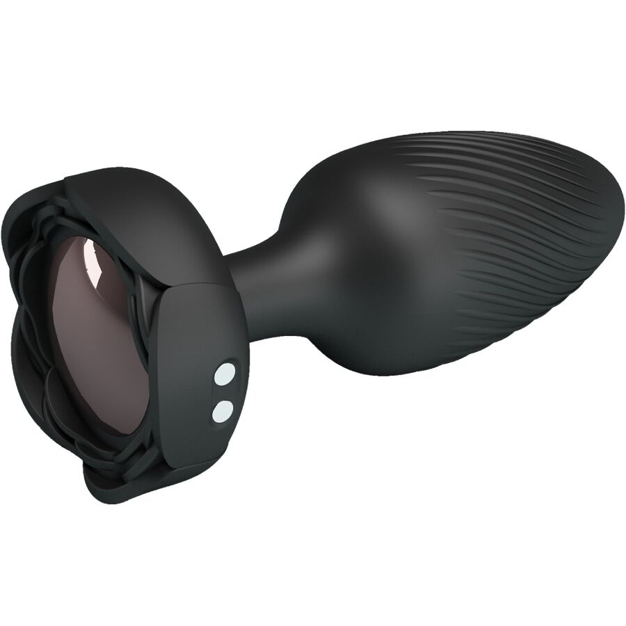 PRETTY LOVE - PLUG ANAL VARIAN AVEC LUMIÈRE LED NOIR 10,8 CM PRETTY LOVE