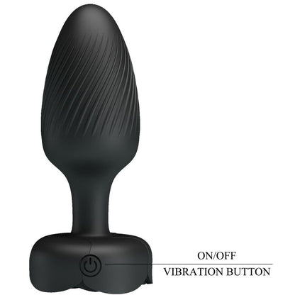 PRETTY LOVE - OSBORN PLUG ANAL AVEC LUMIÈRE LED NOIR 9,8 CM PRETTY LOVE