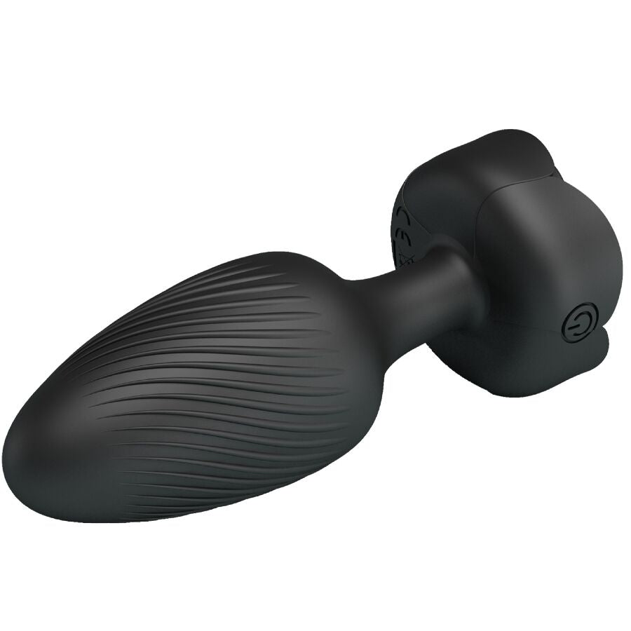 PRETTY LOVE - OSBORN PLUG ANAL AVEC LUMIÈRE LED NOIR 9,8 CM PRETTY LOVE