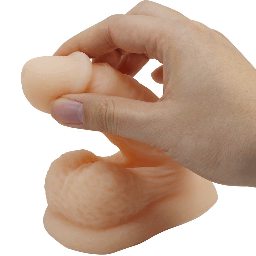 PRETTY LOVE - DILDO WILDON ULTRA RÉALISTE ET ÉLASTIQUE 10 CM NATUREL PRETTY LOVE