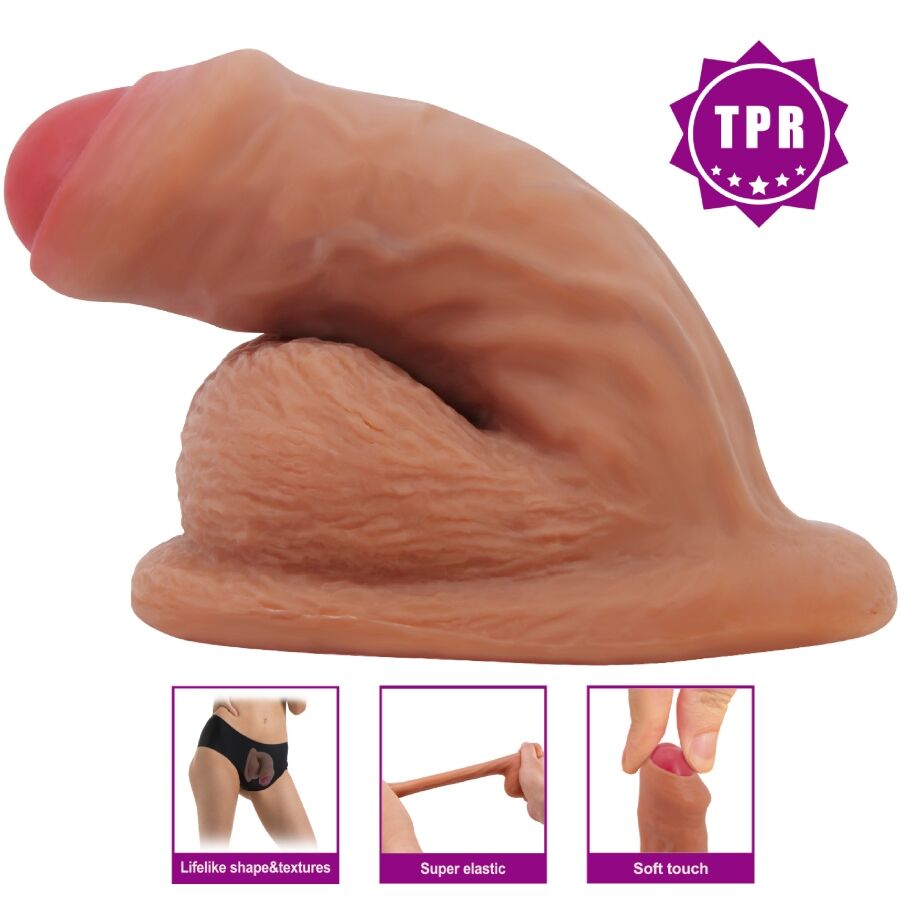 PRETTY LOVE - WARNELL GODE ULTRA RÉALISTE ET ÉLASTIQUE 9,5 CM MULATO PRETTY LOVE