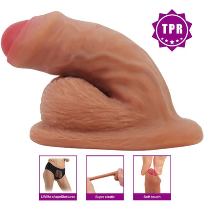 PRETTY LOVE - WARNELL GODE ULTRA RÉALISTE ET ÉLASTIQUE 9,5 CM MULATO PRETTY LOVE