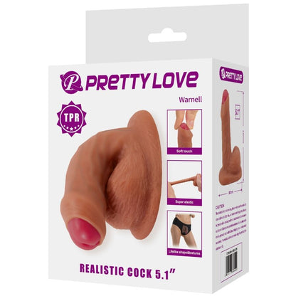 PRETTY LOVE - WARNELL GODE ULTRA RÉALISTE ET ÉLASTIQUE 9,5 CM MULATO PRETTY LOVE