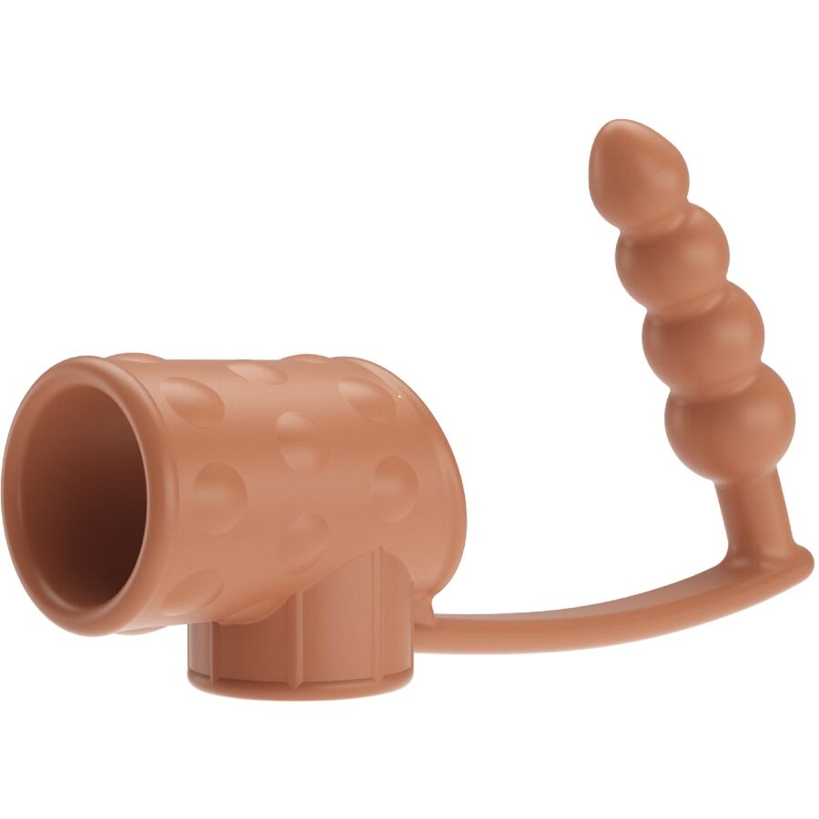 PRETTY LOVE - MANCHON PÉNIS AVEC PLUG ANAL NATUREL PRETTY LOVE MALE