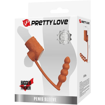 PRETTY LOVE - MANCHON PÉNIS AVEC PLUG ANAL NATUREL PRETTY LOVE MALE
