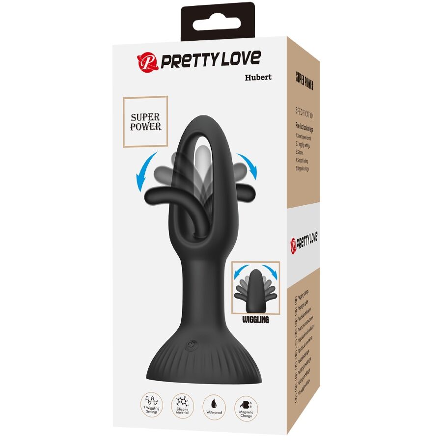 PRETTY LOVE - PLUG ANAL HUBERT AVEC 7 MODES DE VIBRATIONS PRETTY LOVE
