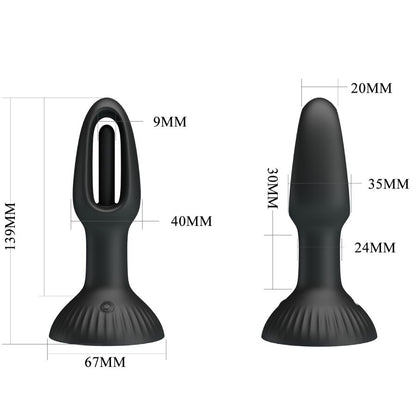 PRETTY LOVE - PLUG ANAL HUBERT AVEC 7 MODES DE VIBRATIONS PRETTY LOVE