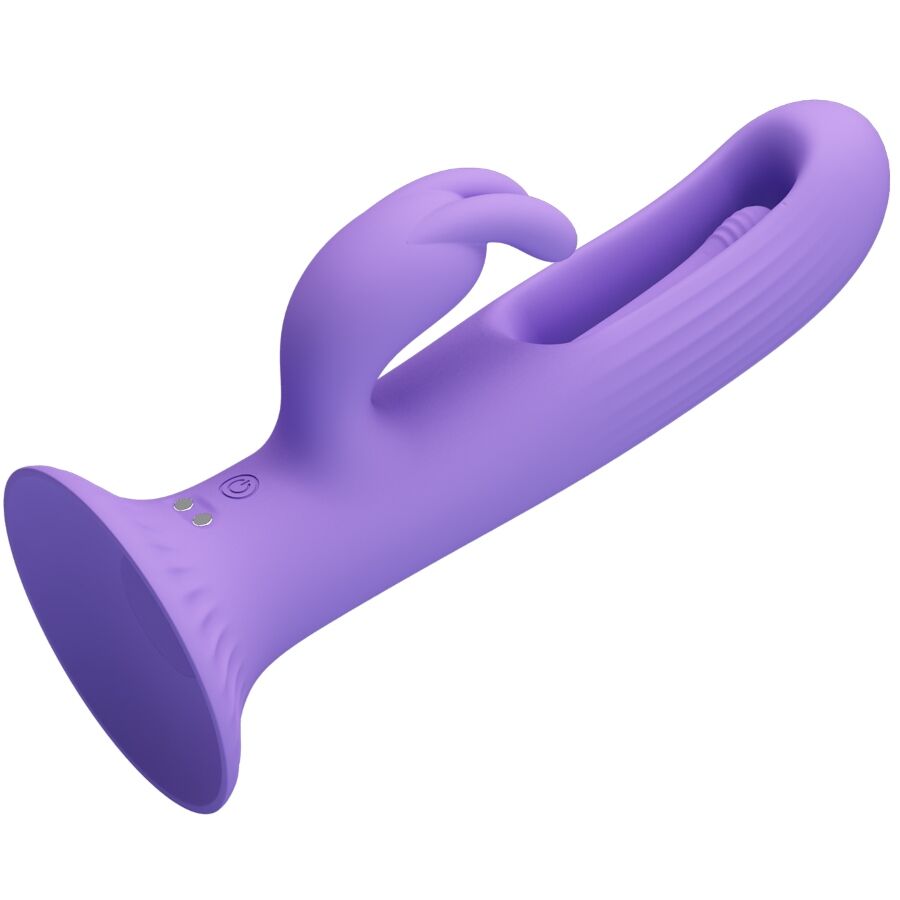 PRETTY LOVE - VIBRATEUR LAPIN KILLMOULIS 12 MODES DE VIBRATION VIOLET PRETTY LOVE