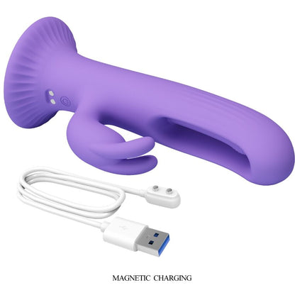 PRETTY LOVE - VIBRATEUR LAPIN KILLMOULIS 12 MODES DE VIBRATION VIOLET PRETTY LOVE