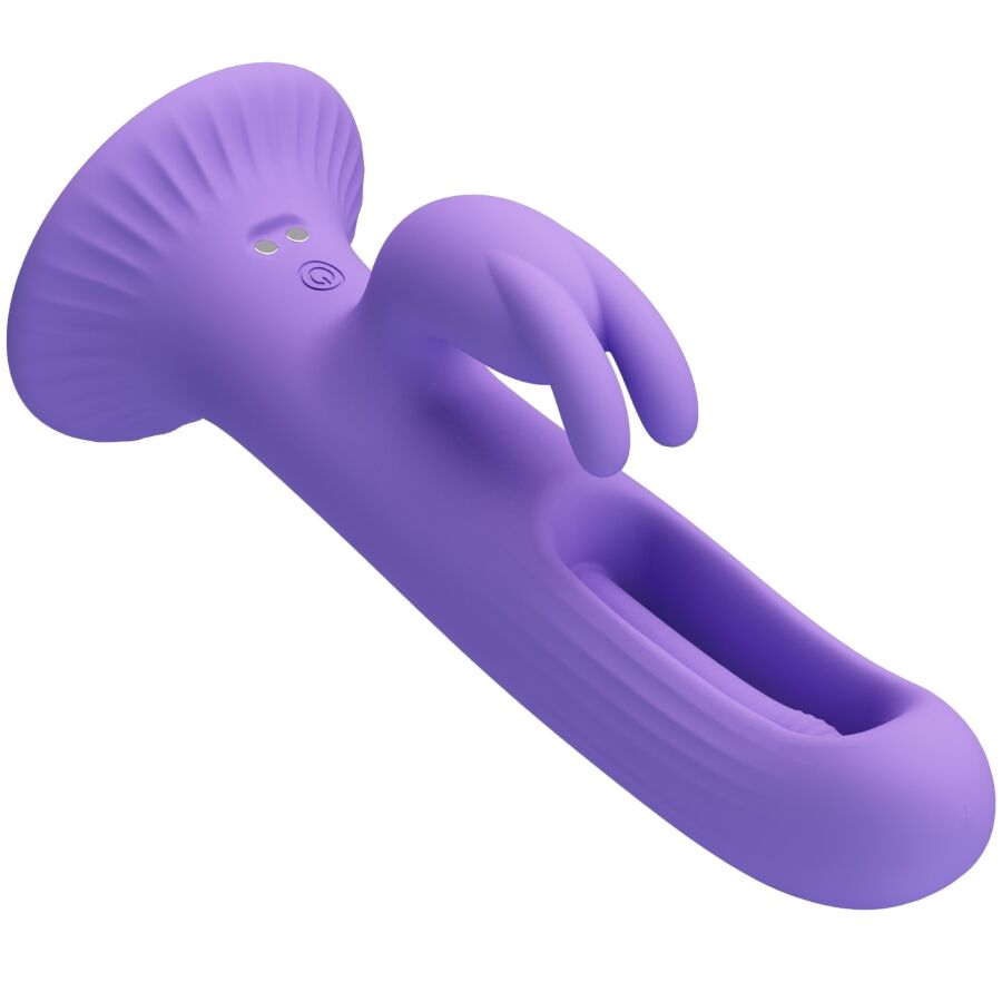 PRETTY LOVE - VIBRATEUR LAPIN KILLMOULIS 12 MODES DE VIBRATION VIOLET PRETTY LOVE