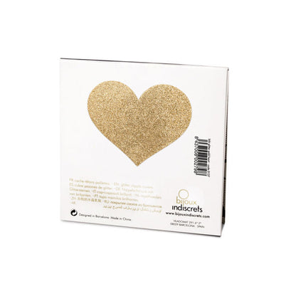 BIJOUX - INDISCRETS CACHE-METONS FLASH COEUR DOR? BIJOUX FLASH COLLECTION