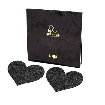 BIJOUX - INDISCRETS FLASH COEUR NOIR COUPES DE TAMELON BIJOUX FLASH COLLECTION