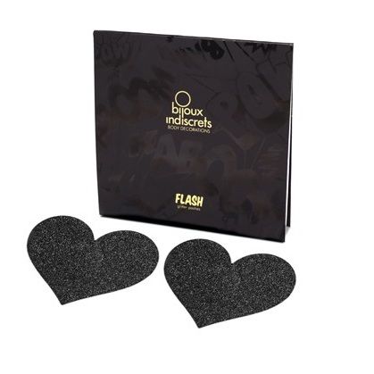 BIJOUX - INDISCRETS FLASH COEUR NOIR COUPES DE TAMELON BIJOUX FLASH COLLECTION