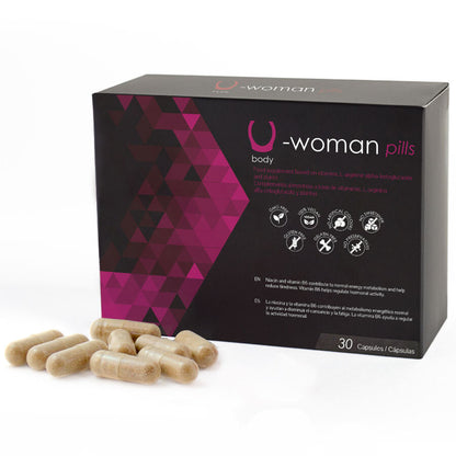 500 COSMETICS - U-WOMAN AUGMENTE LA LIBIDO FEMININE - 30 CAPSULES 500COSMETICS