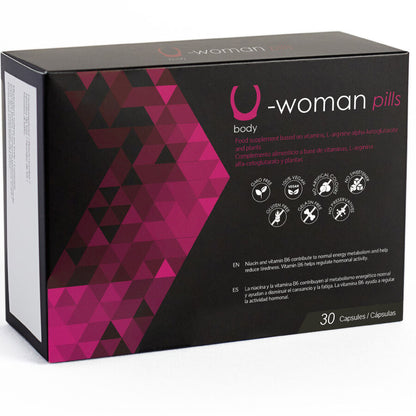 500 COSMETICS - U-WOMAN AUGMENTE LA LIBIDO FEMININE - 30 CAPSULES 500COSMETICS