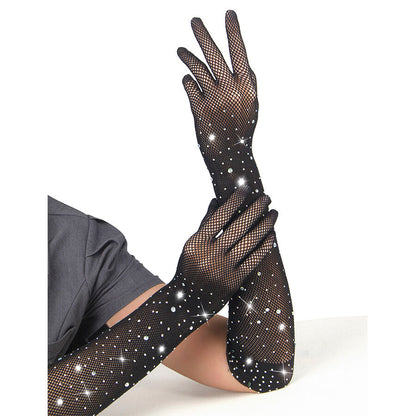SUBBLIME - 957469GANTS SHINE TRANSPARENTS NOIRS S/M SUBBLIME ACCESORIES