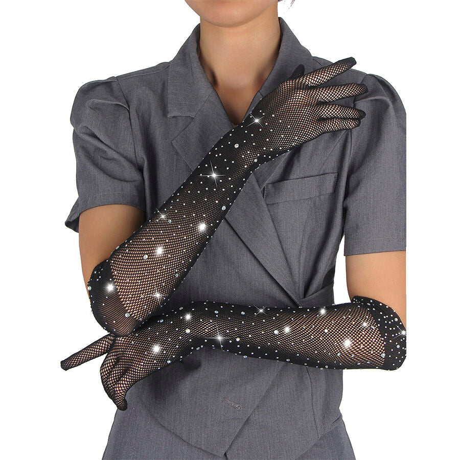 SUBBLIME - 957469GANTS SHINE TRANSPARENTS NOIRS S/M SUBBLIME ACCESORIES